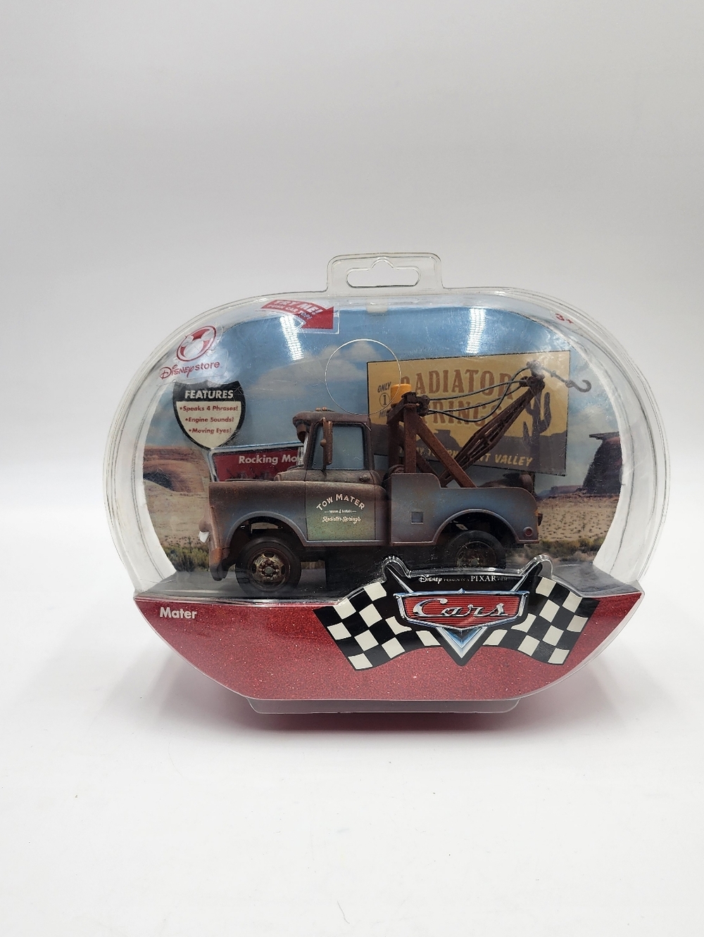 Disney Store Exclusive CARS Movie 6" Talking TOW MATER 2006 - Read Description
